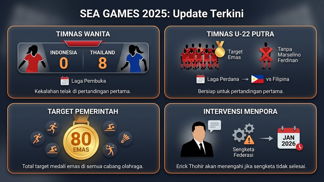 Kilas SEA Games 2025: Target Emas, Realita di Lapangan, dan Isu Tata Kelola